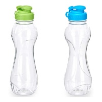 Botella de 600 ml de plástico de colores surtidos - 1 unidad