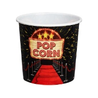 Bol para palomitas Pop Corn de 13 x 12,5 x 12,5 cm