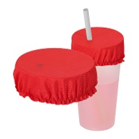 Cubre vasos flexible de colores - 1 unidad