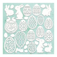 Chipboard de Pascua - Mintay papers