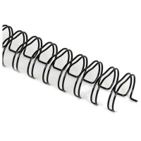Espirales para encuadernar negros de 22,20 mm -Artis decor - 2 unidades