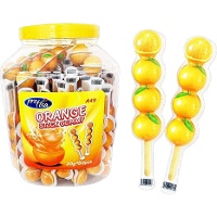 Gominola stick de naranja de 20 gr - 50 unidades
