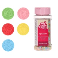 Sprinkles confetti redondo de colores de 80 gr - FunCakes