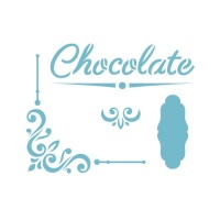 Plantilla Stencil chocolate de 20 x 28,5 cm - Artis decor - 1 unidad
