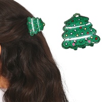 Pinza para el pelo de árbol de Navidad de 4,5 cm - 1 unidad
