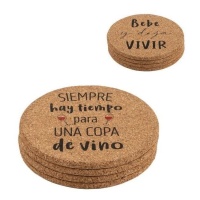 Posavasos de Vino de 11 cm - 4 unidades