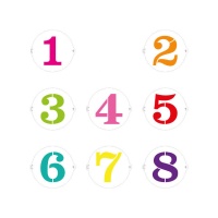 Stencil de números de 25 cm - Decora