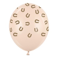 Globos de látex de Herraduras de 30 cm - 50 unidades