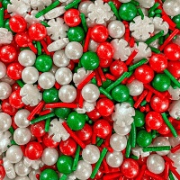 Sprinkles de colores navideños de 90 gr - Azucren