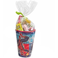 Vaso de Spiderman con chucherías