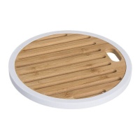 Salvamantel de bambú redondo de 20 cm - DCasa
