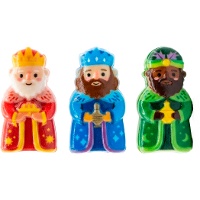 Figuras para roscón de Reyes Magos de 3 a 3,2 cm 2D - Dekora - 100 unidades
