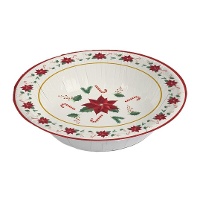 Bols de flor Navidad Poinsettia de 17,5 cm - 6 unidades