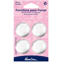 Fornitura para forrar botones de 29 mm - Hemline - 4 unidades