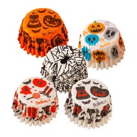 Cápsulas para bombón de 2,7 cm de Halloween - 100 unidades