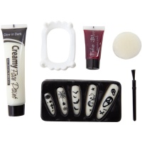Kit de maquillaje para vampiro fosforescente
