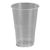 Vasos de 300 ml de plástico transparente - 100 unidades