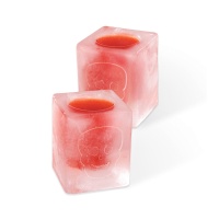 Molde de silicona para mini vasos de hielo de Halloween de 14 x 26 cm - Wilton - 8 cavidades