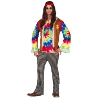 Disfraz de hippie flower para hombre
