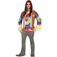 Disfraz de hippie flower para hombre