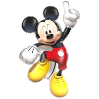 Globo de forma de Mickey completa de 82 x 49 cm