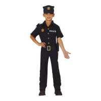 Disfraz de policía americano para niño