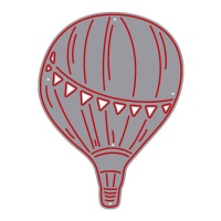 Troquel de globo aerostático Zag - Misskuty