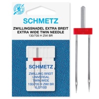 Agujas para máquina de coser gemela extra ancha nº 6-100 - Schmetz - 1 unidad