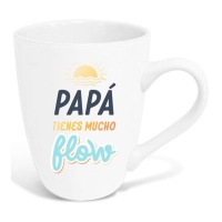 Taza de 350 ml de Papá tienes mucho Flow