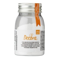 Colorante en polvo extra blanco de 40 g - Decora