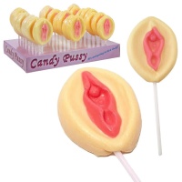 Piruleta con forma de vagina de 42 gr - Candy Pussy - 1 unidad