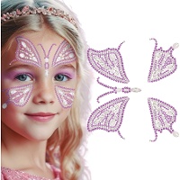 Joyas adhesivas faciales de Mariposa