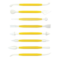 Estecas de modelado amarillas - PME - 8 unidades
