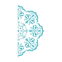 Plantilla Stencil mandala floral de 20 x 28,5 cm - Artis decor - 1 unidad