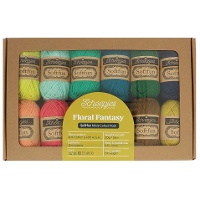 Pack de 12 ovillos SoftFun Floral Fantasy de 20 gr - Scheepjes