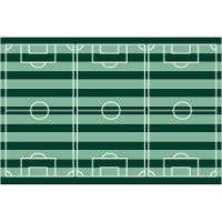 Mantel de campo de fútbol de 1,20 x 1,80 m