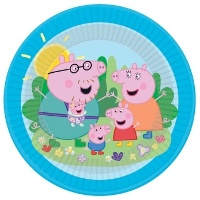 Platos de Peppa Pig Amor de 23 cm - 8 unidades