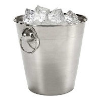 Cubitera de 14,3 x 13,5 cm de acero inoxidable