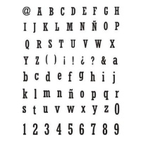 Sellos transparentes de abecedario y números - Artis decor