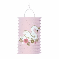 Farol de papel tubular de Cisne de 28 cm - 1 unidad