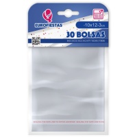 Bolsa cierre adhesivo de 10 x 12 cm - Eurofiestas - 30 unidades