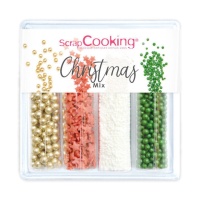 Kit de sprinkles surtidos de Navidad - Scrapcooking - 70 gr