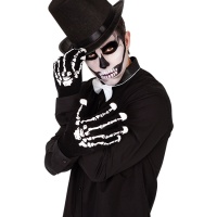 Guantes de esqueleto con luces