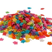 Sprinkles de estrellas multicolor de 100 gr - Dekora