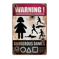 Cartel de Dangerous Games de 36 x 24,5 cm