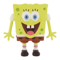 Figura para tarta de Bob esponja sonrisa de 7 cm - 1 unidad