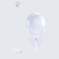 Centro de mesa para globos blanco de 40 cm