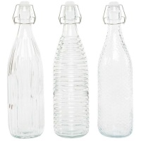 Botella de 1000 ml diseños transparentes