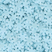 Sprinkles de copos de nieve azules de 50 gr - FunCakes