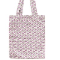 Bolsa de algodón Flores lilas - DCasa